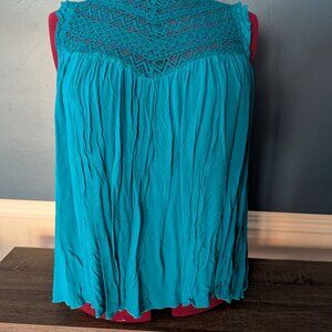 Blue sleeveless tank